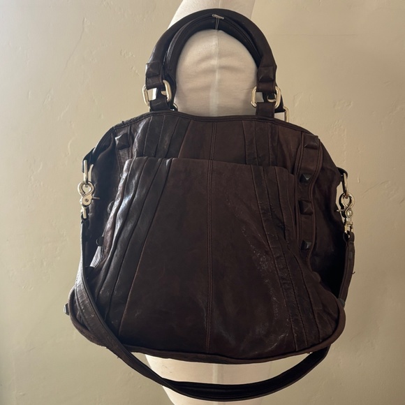 Junior Drake Leather Shoulder Bag - Picture 4 of 12